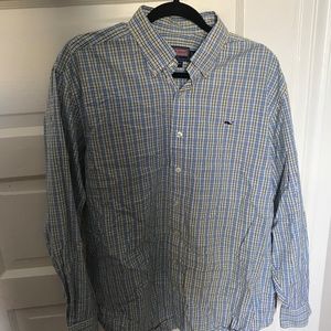 Vineyard Vines Plaid Wale Shirt